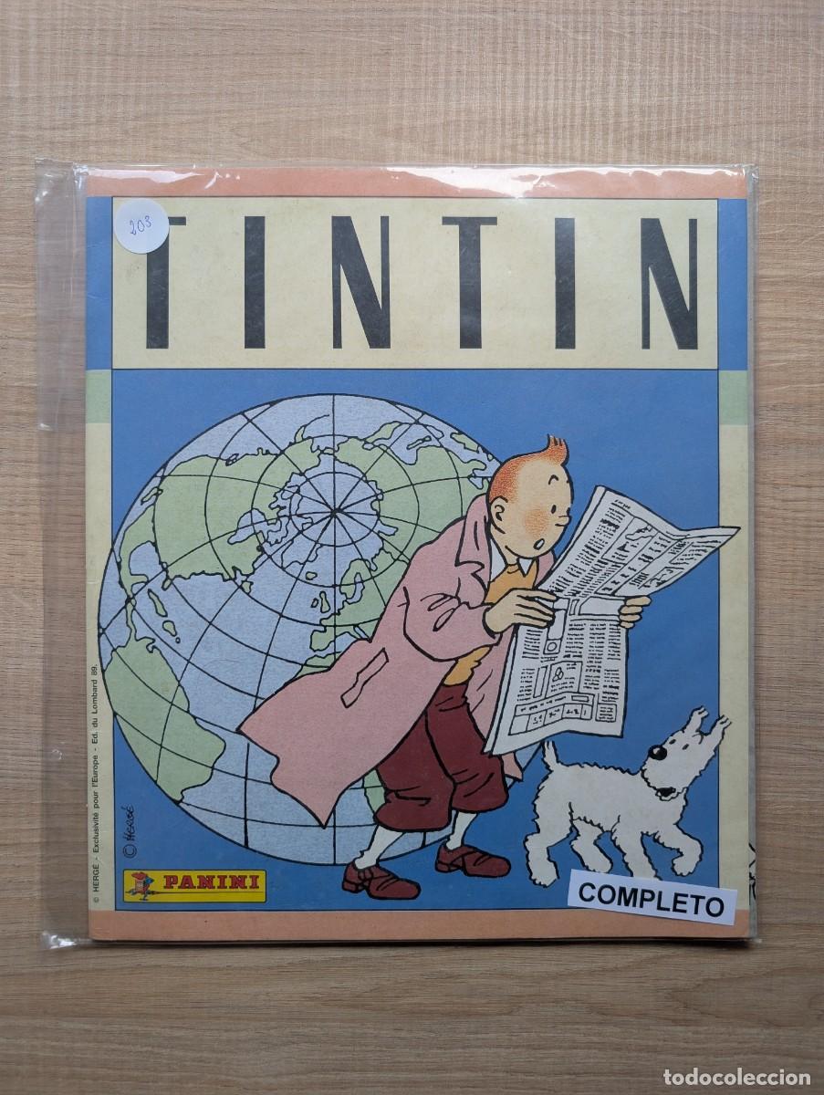 Coleccionismo cromos antiguos: &Aacute;lbum Tintin Panini COMPLETO. - Foto 2
