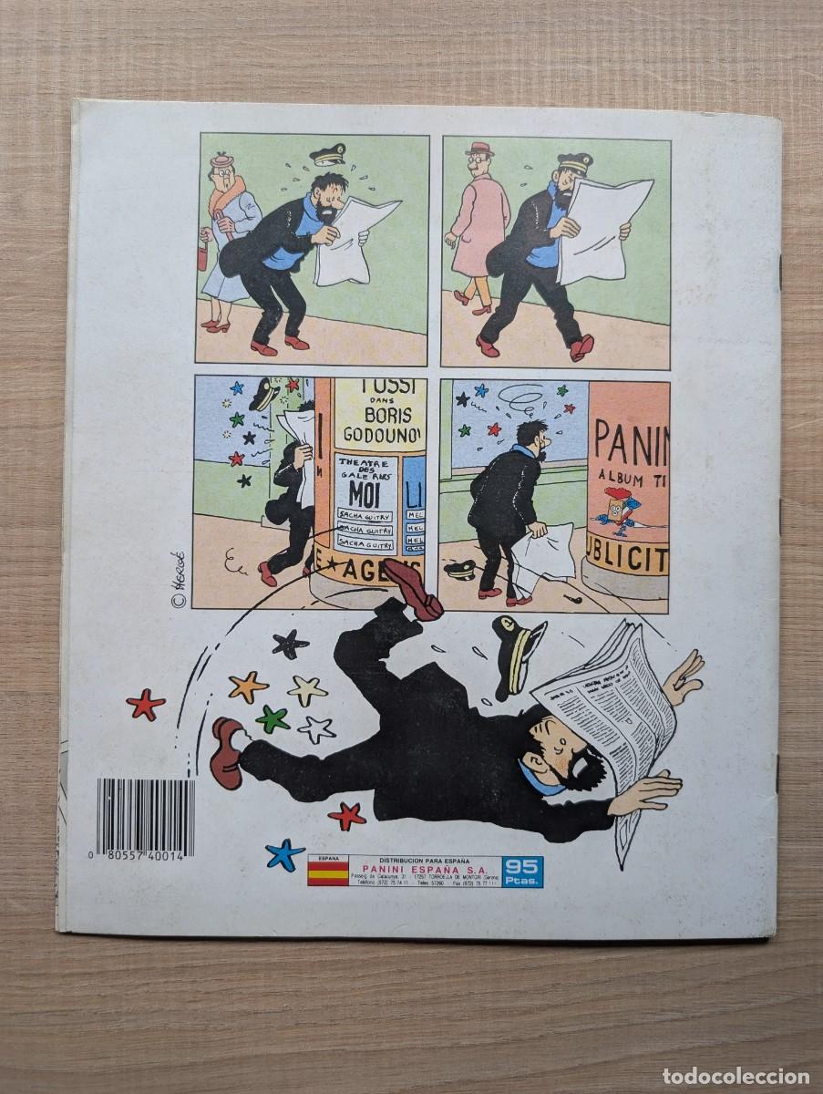 Coleccionismo cromos antiguos: &Aacute;lbum Tintin Panini COMPLETO. - Foto 3