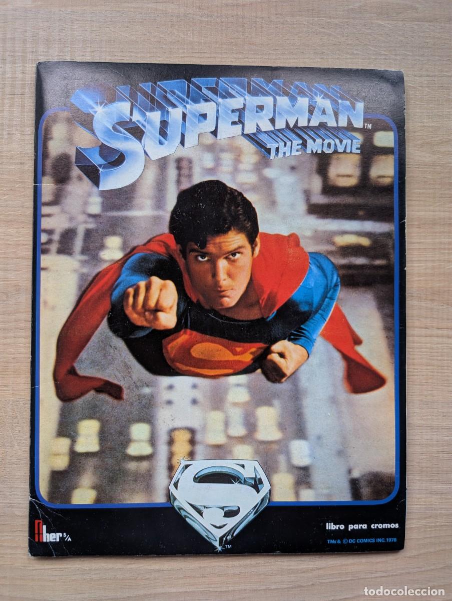 Coleccionismo Cromos antiguos: &Aacute;lbum Superman The Movie Fher Completo y en muy buen estado.