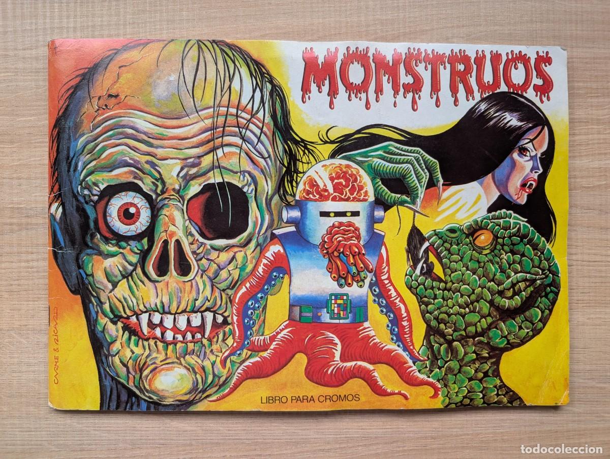 Coleccionismo Cromos antiguos: &Aacute;lbum Monstruos Mundicromo casi completo (208 de 210).