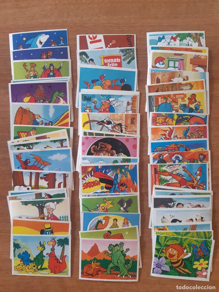 Coleccionismo Cromos antiguos: LOTE 60 CROMOS DIFERENTES FESTIVAL DEL DIBUJO ANIMADO ED. PACOSA DOS 1981. NUNCA PEGADOS, SIN PEGAR