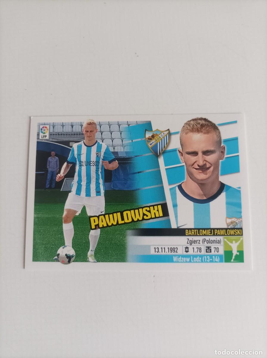 Coleccionismo Cromos antiguos: Liga Este 2013-14 cromo de Pawlowshi (M&aacute;laga)