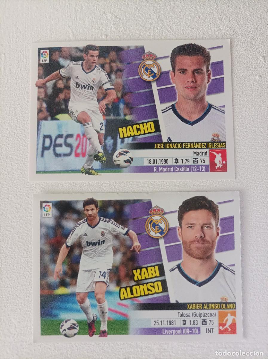 Coleccionismo Cromos antiguos: Liga Este 2013-14 Nacho y Xavi Alonso (Madrid)