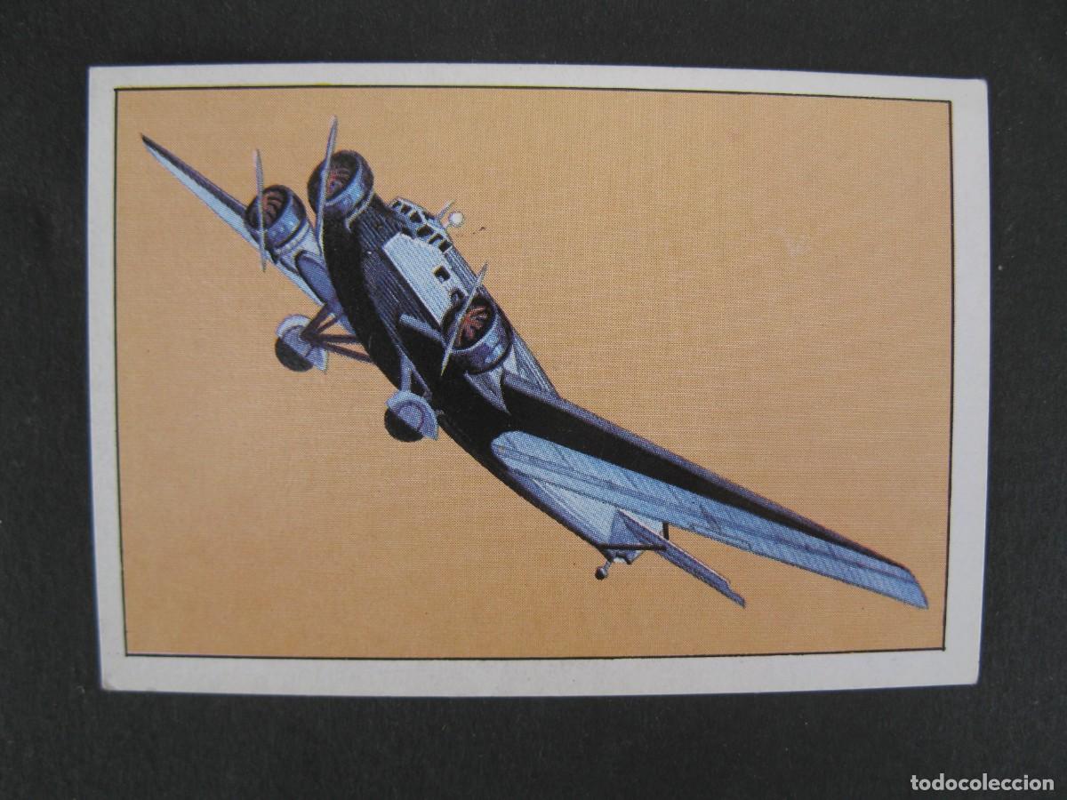 Coleccionismo Cromos antiguos: GRAN HISTORIA DE LA AVIACI&Oacute;N - CROMO N&ordm; 46 - JUNKERS JU.52/3M - SARPE - NUNCA PEGADO.