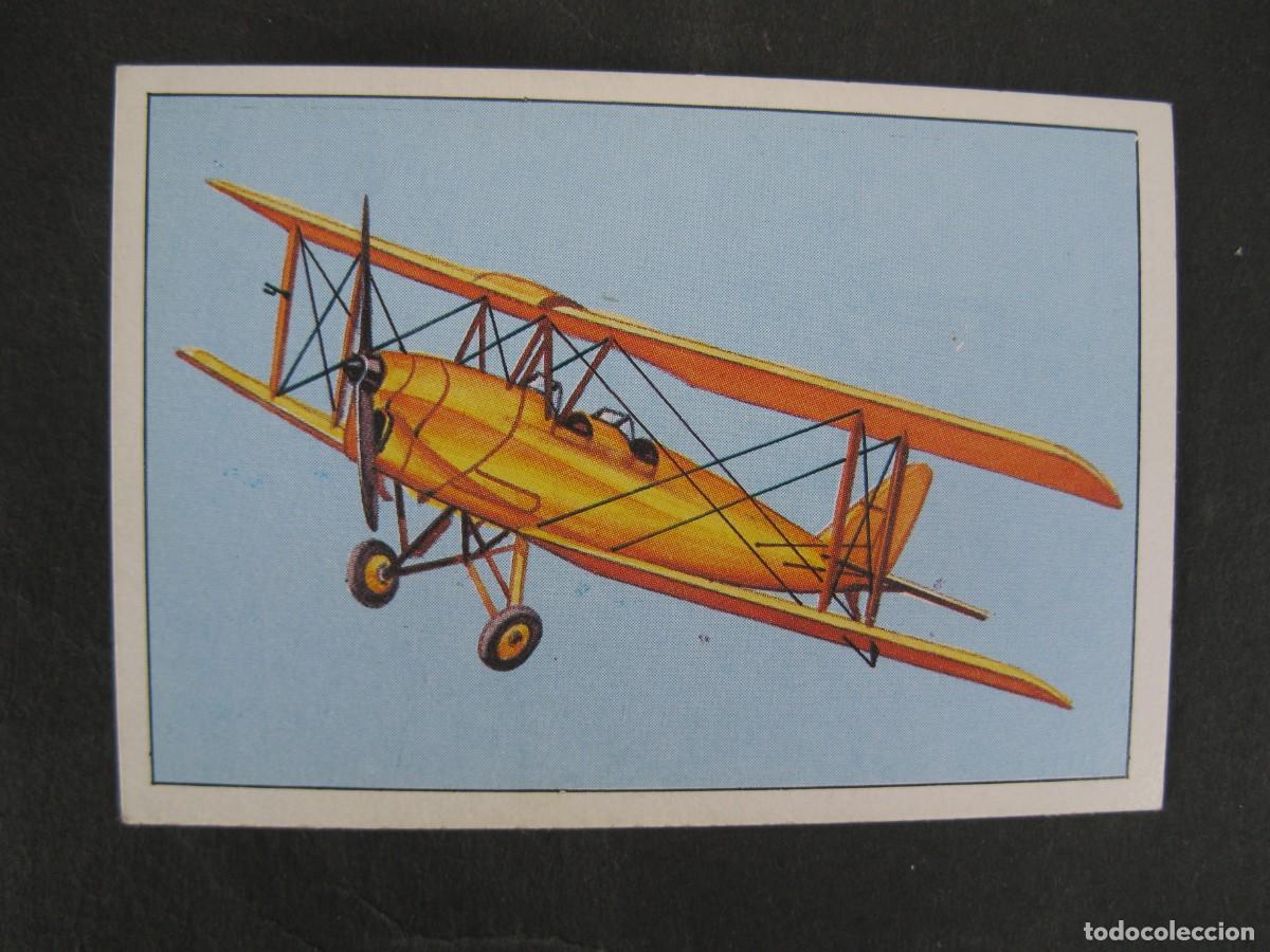 Coleccionismo Cromos antiguos: GRAN HISTORIA DE LA AVIACI&Oacute;N - CROMO N&ordm; 41 - DE HAVILLAND D.H.82A TIGER MOTH - SARPE - NUNCA PEGADO.