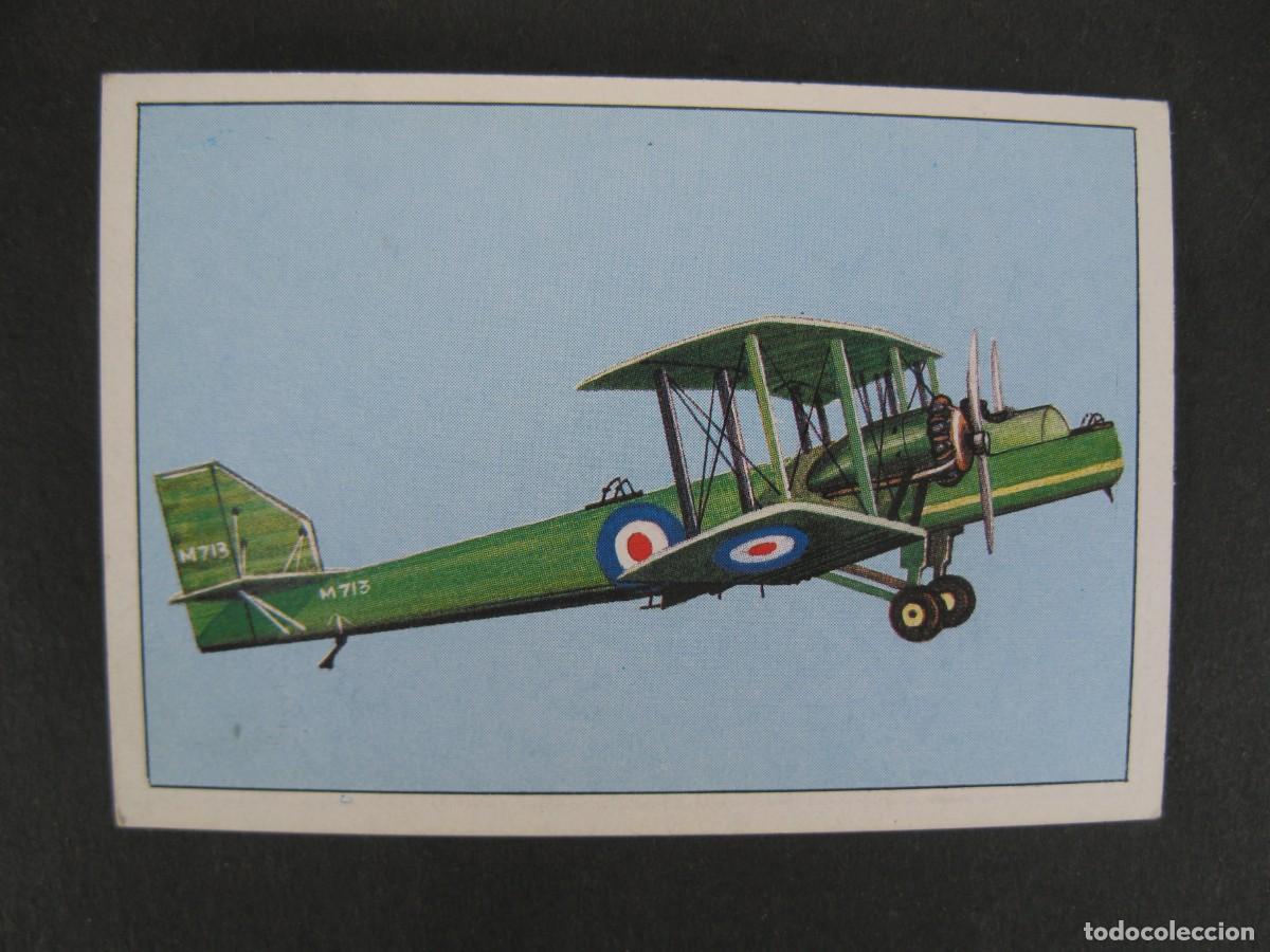 Coleccionismo Cromos antiguos: GRAN HISTORIA DE LA AVIACI&Oacute;N - CROMO N&ordm; 39 - HANDLEY PAGE HINAIDI MKII - SARPE - NUNCA PEGADO.
