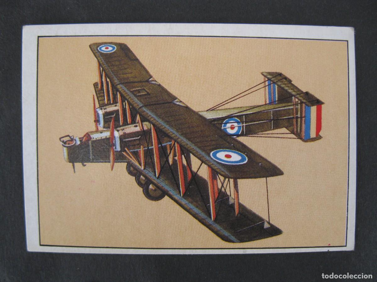 Coleccionismo Cromos antiguos: GRAN HISTORIA DE LA AVIACI&Oacute;N - CROMO N&ordm; 28 - HANDLEY PAGE V/1500 - SARPE - NUNCA PEGADO.