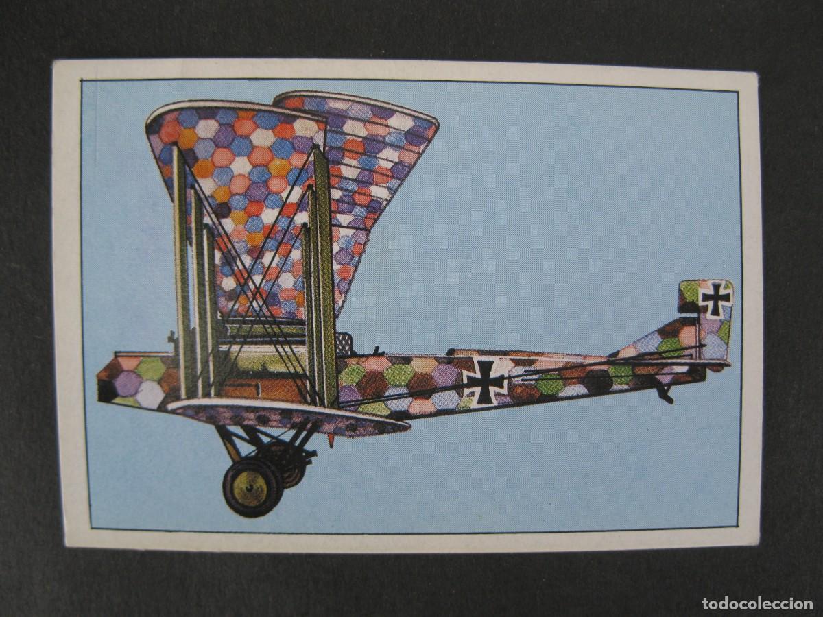 Coleccionismo Cromos antiguos: GRAN HISTORIA DE LA AVIACI&Oacute;N - CROMO N&ordm; 26 - GOTHA G.V. - SARPE - NUNCA PEGADO.