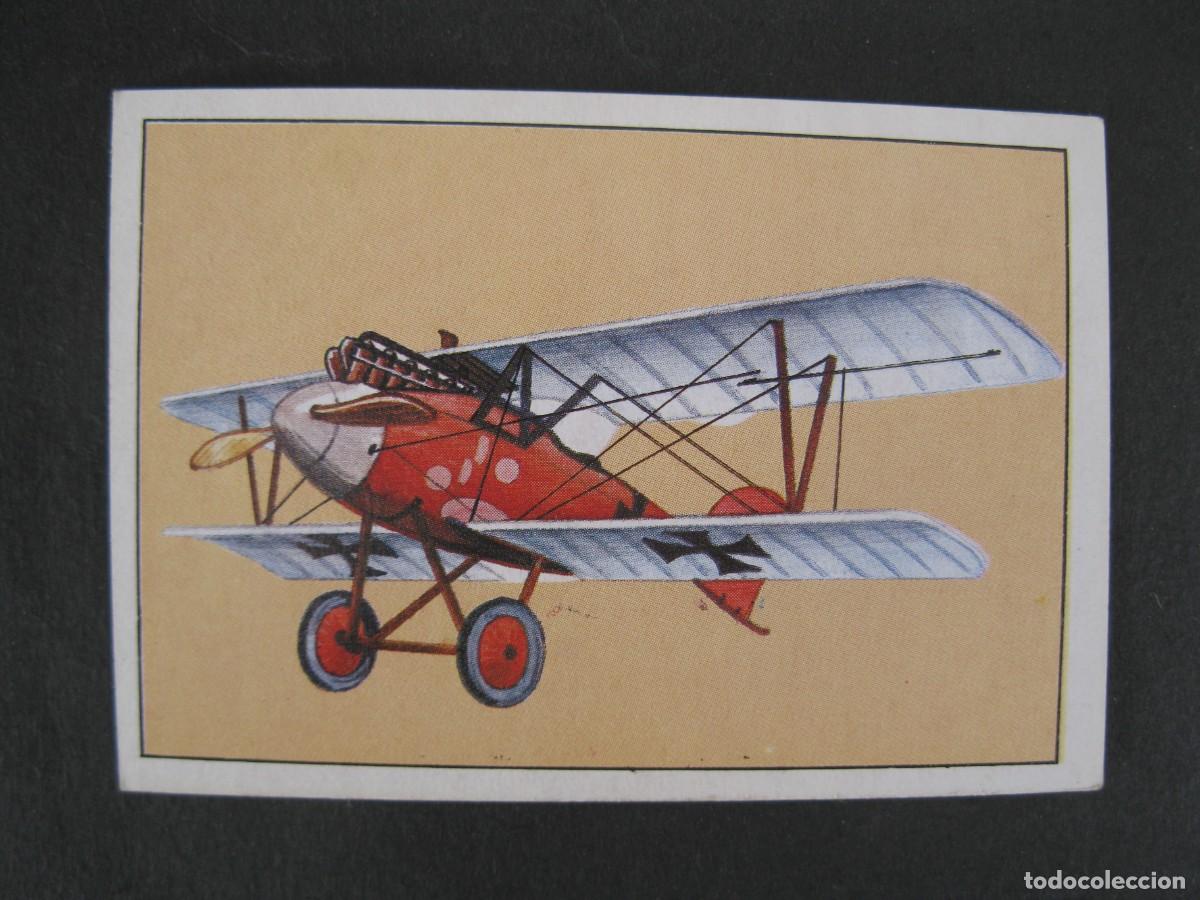 Coleccionismo Cromos antiguos: GRAN HISTORIA DE LA AVIACI&Oacute;N - CROMO N&ordm; 23 - ALBATROS D.III - SARPE - NUNCA PEGADO.