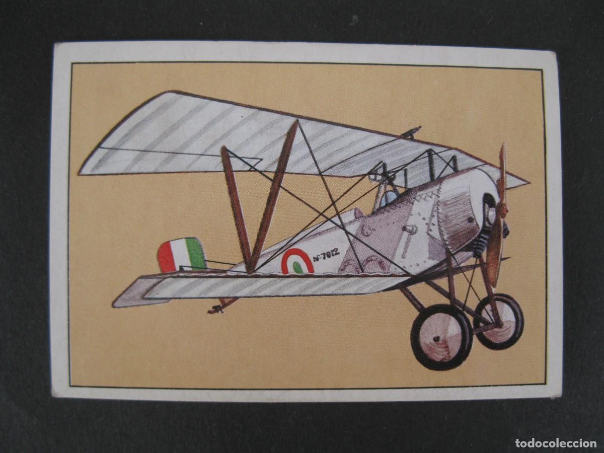 Coleccionismo Cromos antiguos: GRAN HISTORIA DE LA AVIACI&Oacute;N - CROMO N&ordm; 15 - NIEUPORT 11 B&Eacute;B&Eacute; - SARPE - NUNCA PEGADO.
