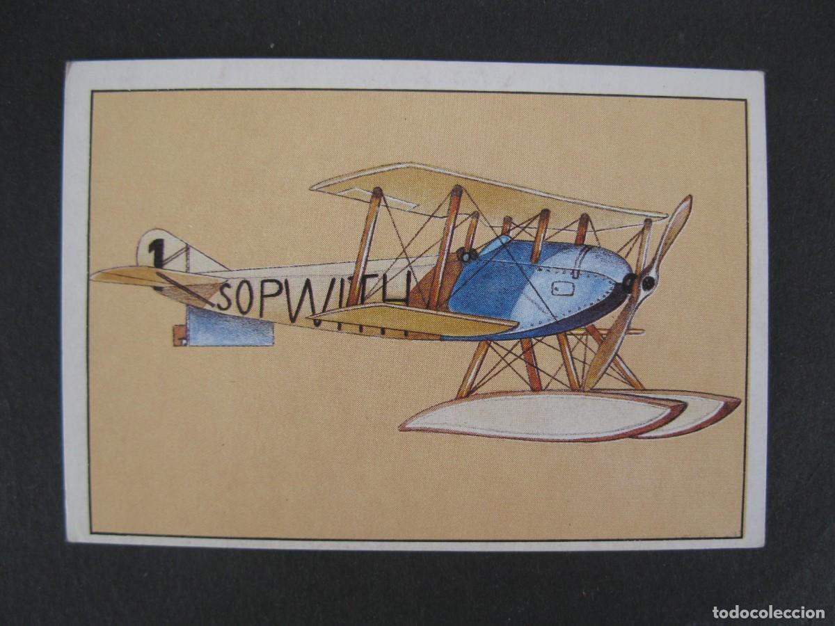 Coleccionismo Cromos antiguos: GRAN HISTORIA DE LA AVIACI&Oacute;N - CROMO N&ordm; 12 - SOPWITH TABLOID - SARPE - NUNCA PEGADO.