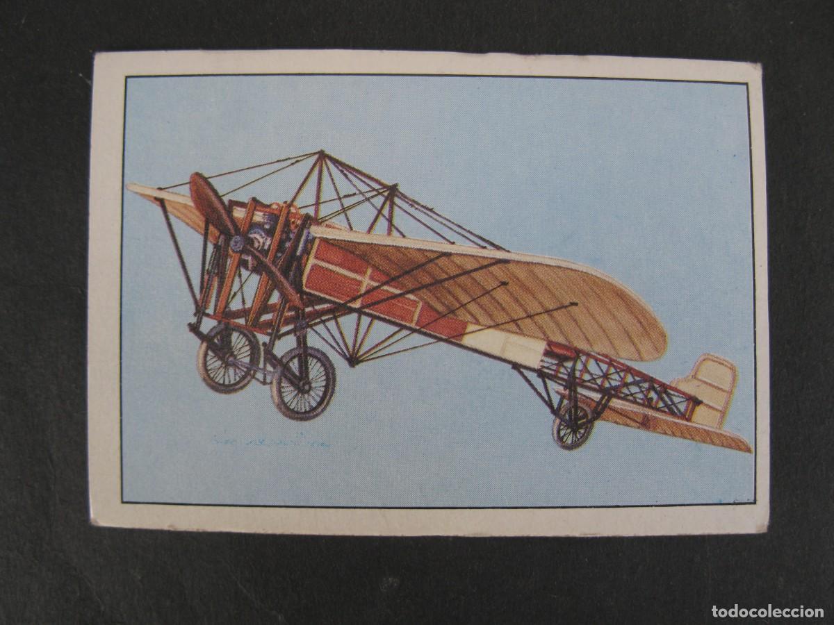Coleccionismo Cromos antiguos: GRAN HISTORIA DE LA AVIACI&Oacute;N - CROMO N&ordm; 4 - BL&Eacute;RIOT XI - SARPE - NUNCA PEGADO.