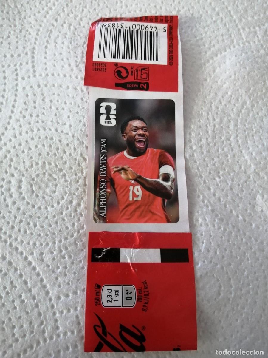 Coleccionismo Cromos antiguos: ALPHONSO DAVIES CANADA COCA COLA COCACOLA ⚽ PANINI FIFA MUNDIAL WORLD CUP 26 2026 STICKER ⚽