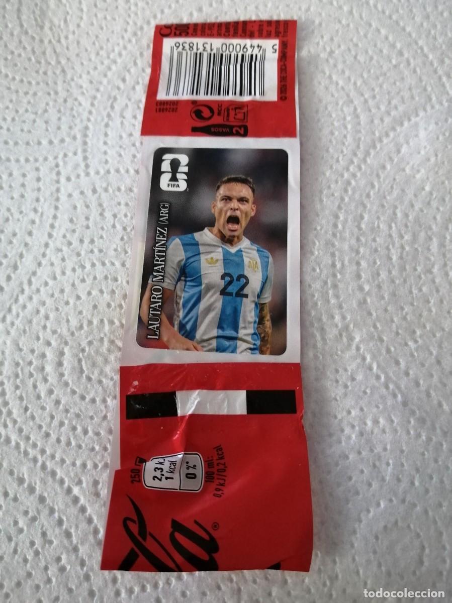Coleccionismo Cromos antiguos: LAUTARO MART&Iacute;NEZ ARGENTINA COCA COLA COCACOLA ⚽ PANINI FIFA MUNDIAL WORLD CUP 26 2026 STICKER ⚽