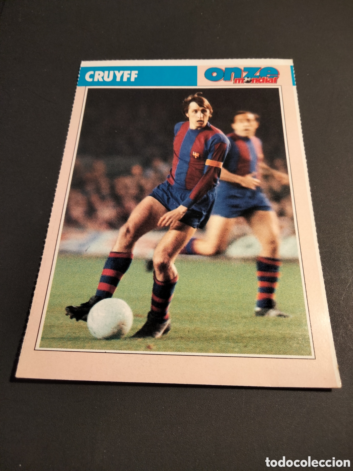 Coleccionismo Cromos antiguos: CRUYFF FC. BARCELONA REVISTA ONZE MONDIAL 10CM X 14CM