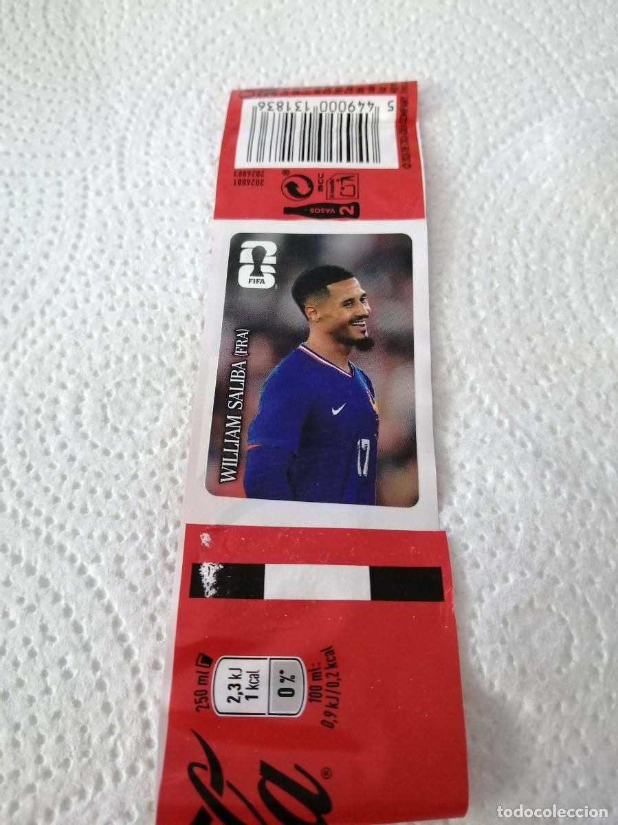 Coleccionismo Cromos antiguos: WILLIAM SALIBA FRANCIA COCA COLA COCACOLA ⚽ PANINI FIFA MUNDIAL WORLD CUP 26 2026 STICKER ⚽