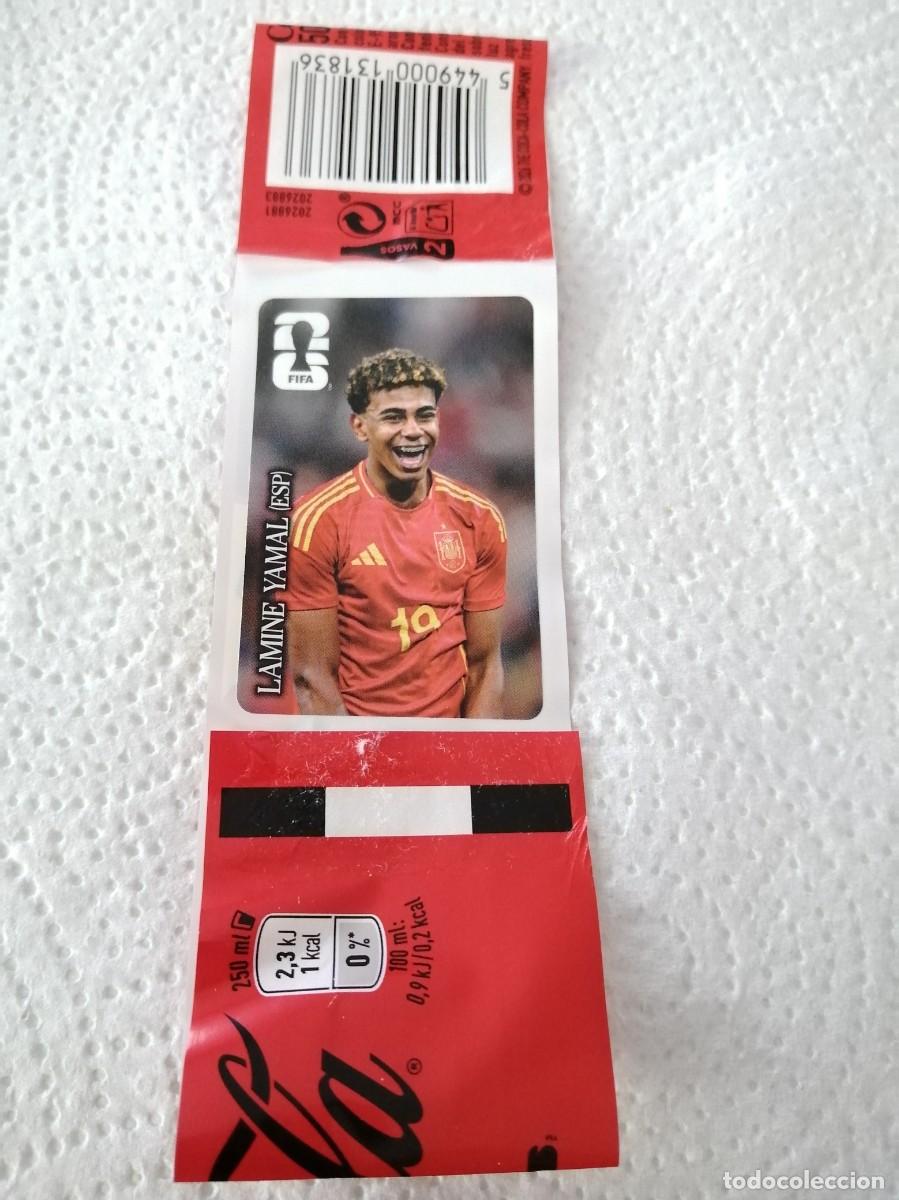 Coleccionismo Cromos antiguos: LAMINE YAMAL ESPA&Ntilde;A LA ROJA COCA COLA COCACOLA ⚽ PANINI FIFA MUNDIAL WORLD CUP 26 2026 STICKER ⚽