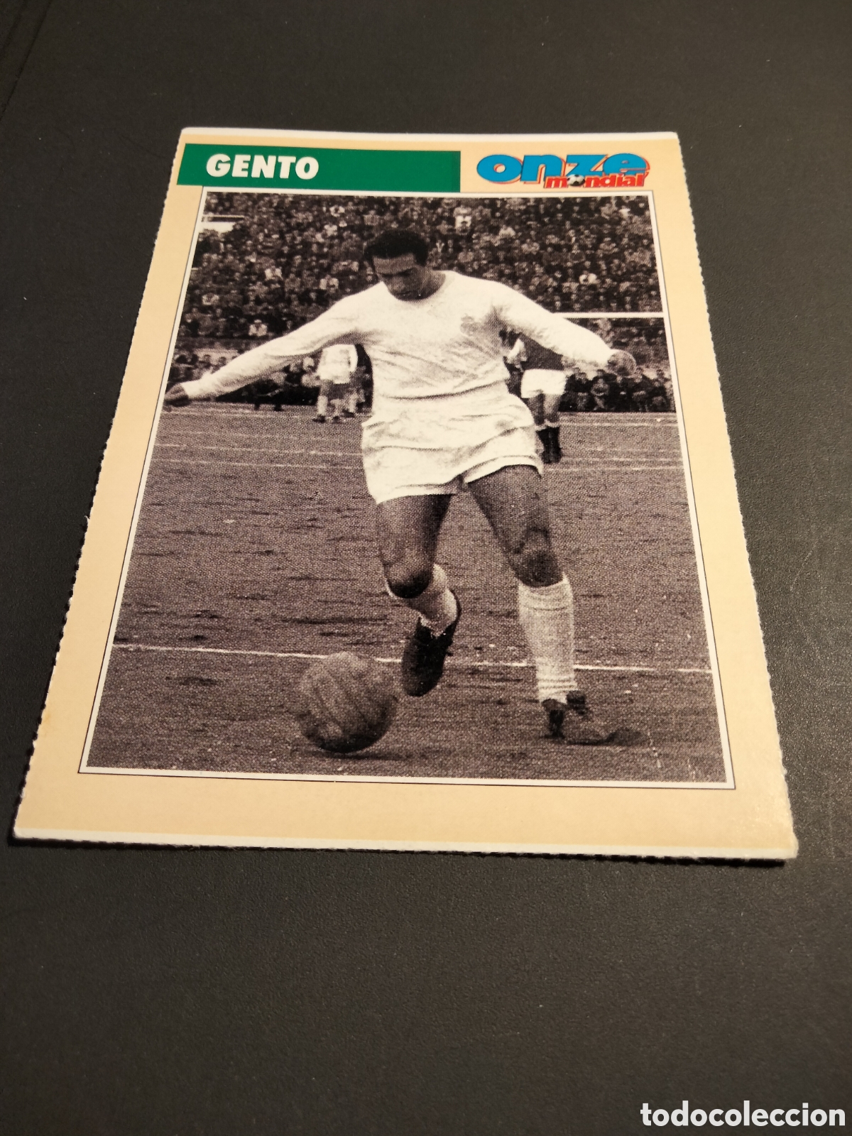 Coleccionismo Cromos antiguos: GENTO REAL MADRID REVISTA ONZE MONDIAL 10CM X 14CM