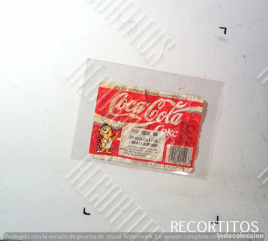 Coleccionismo Cromos antiguos: COCA COLA 1987 SEUL SEOUL JJOO JUEGOS OLIMPICOS 1988