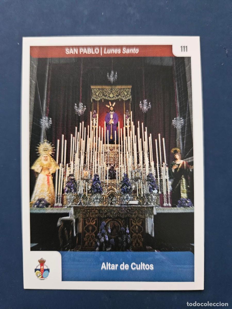 Coleccionismo Cromos antiguos: N&ordm; 111 SEMANA SANTA SEVILLA 2025 25 HOLY CARDS