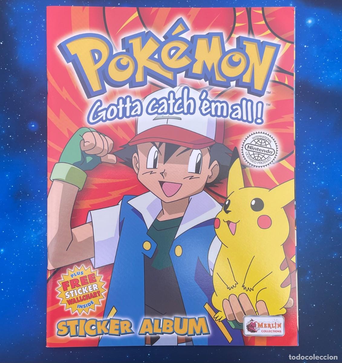 Coleccionismo Cromos antiguos: Pok&eacute;mon Sticker Album Serie 1 nuevo + p&oacute;ster intacto