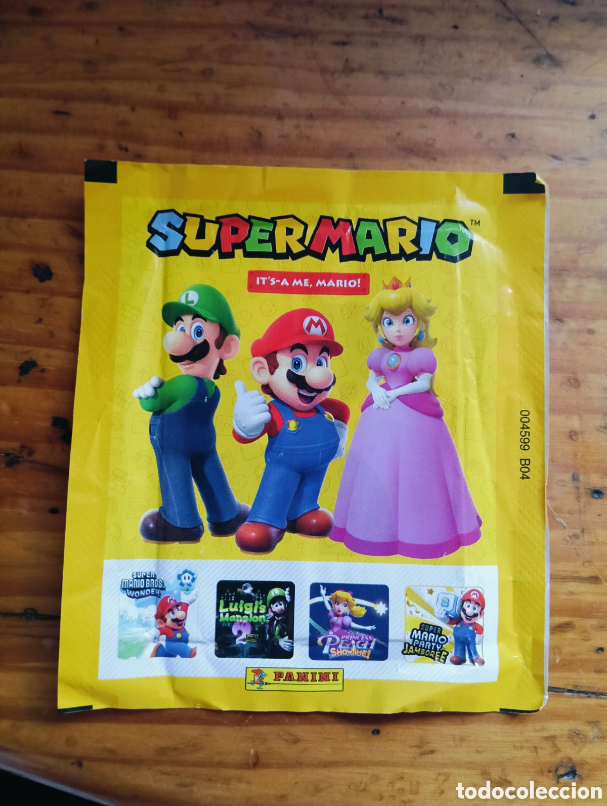 Coleccionismo Cromos antiguos: Sobre sin abrir Super Mario Panini Nintendo