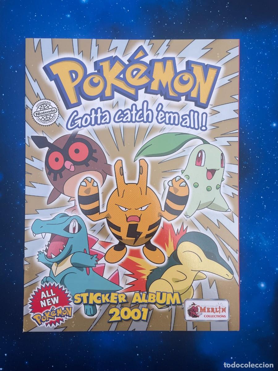 Coleccionismo Cromos antiguos: &Aacute;lbum Pok&eacute;mon Sticker Serie 3 (2001) con p&oacute;ster intacto