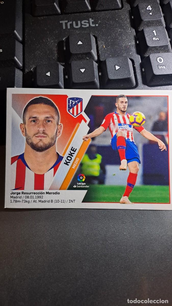 Coleccionismo Cromos antiguos: CROMO KOKE 9 ATLETICO DE MADRID LIGA 2019 2020 19 20 ESTE PANINI NUNCA PEGADO