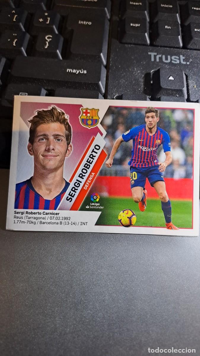 Coleccionismo Cromos antiguos: CROMO SERGI ROBERTO 4A 4 A BARCELONA LIGA 2019 2020 19 20 ESTE PANINI NUNCA PEGADO