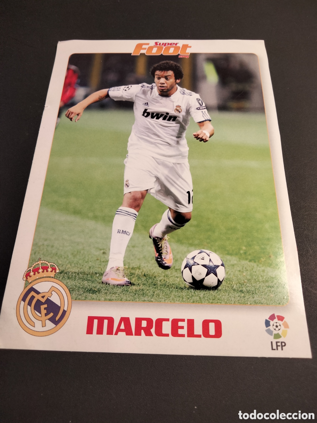 Coleccionismo Cromos antiguos: MARCELO REAL MADRID SUPER FOOT MAG 10x14