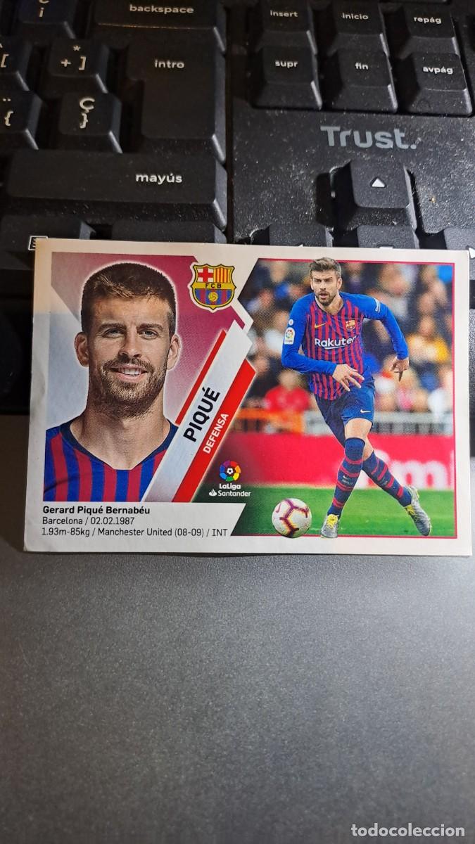 Coleccionismo Cromos antiguos: CROMO PIQUE 6 BARCELONA LIGA 2019 2020 19 20 ESTE PANINI NUNCA PEGADO