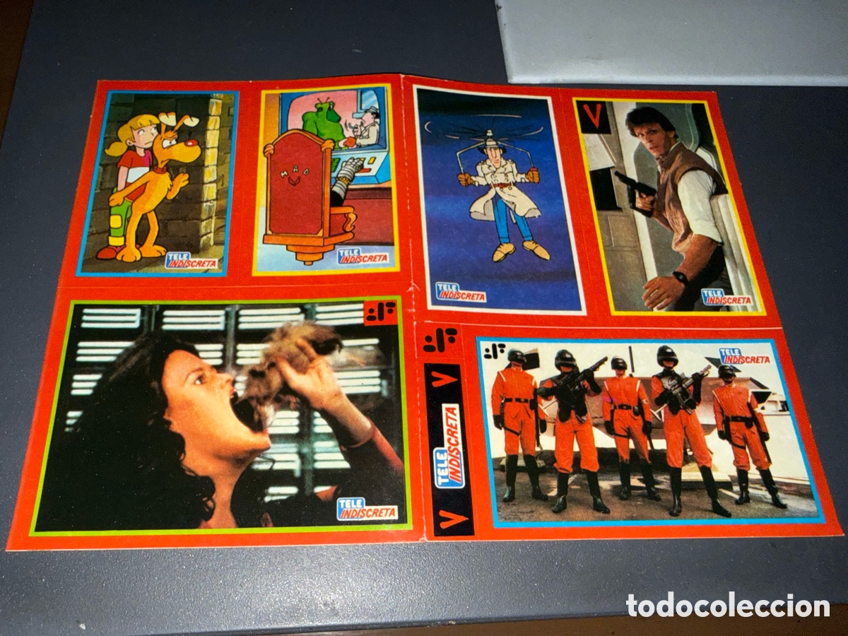 Coleccionismo Cromos antiguos: L&aacute;mina Pegatinas. TELE INDISCRETA. V. INSPECTOR GADGET