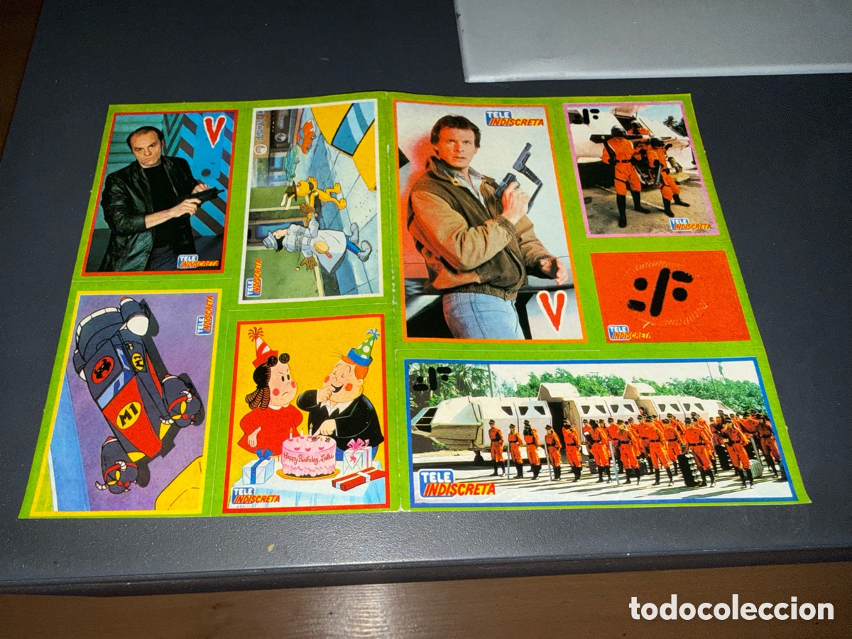 Coleccionismo Cromos antiguos: L&aacute;mina Pegatinas. TELE INDISCRETA. V. INSPECTOR GADGET. PEQUE&Ntilde;A LUL&Uacute;