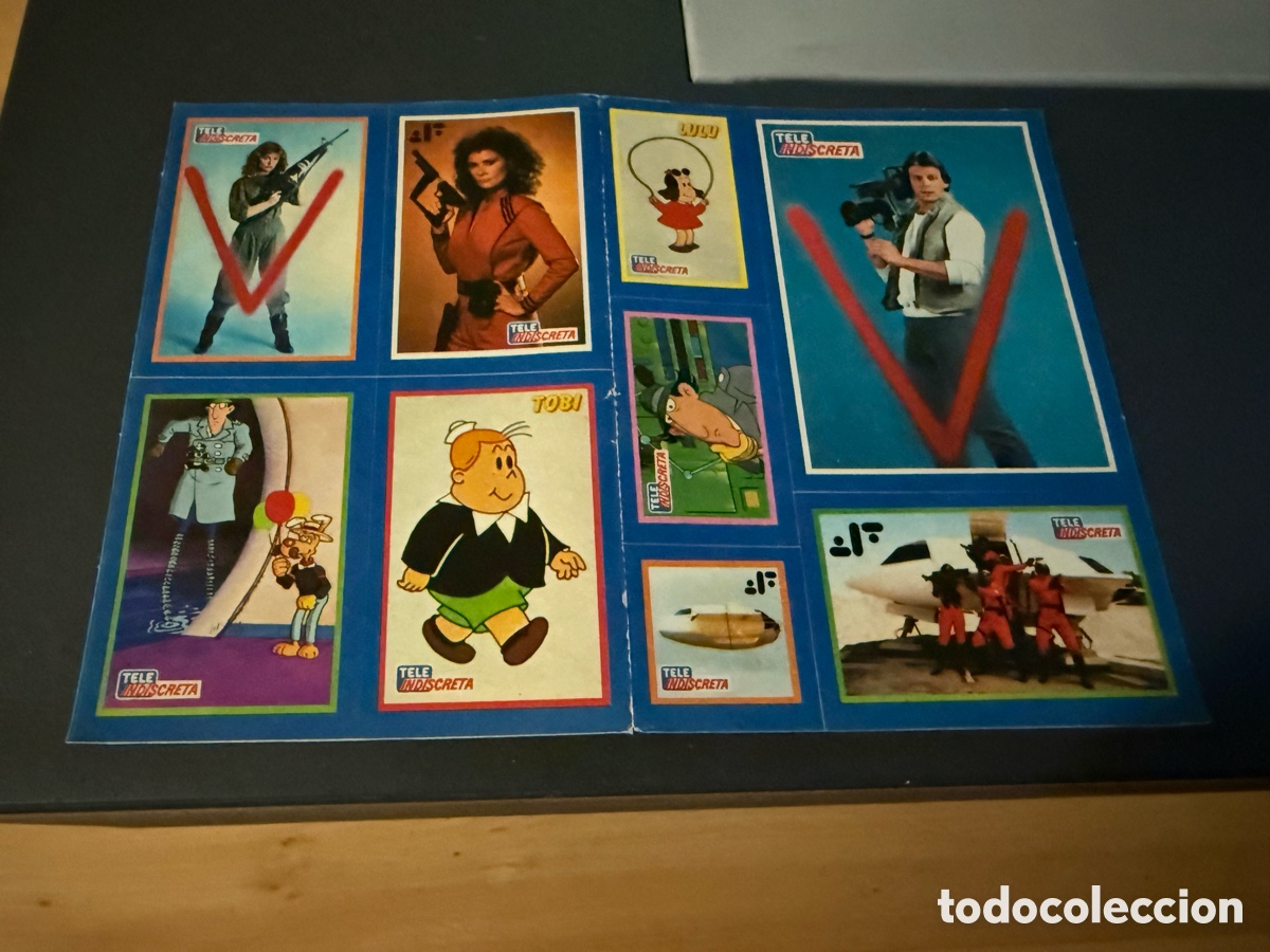 Coleccionismo Cromos antiguos: L&aacute;mina Pegatinas. TELE INDISCRETA. V. INSPECTOR GADGET. PEQUE&Ntilde;A LUL&Uacute;
