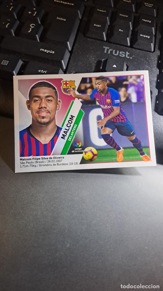 Coleccionismo Cromos antiguos: CROMO MALCOM 12B 12 B BARCELONA LIGA 2019 2020 19 20 ESTE PANINI NUNCA PEGADO