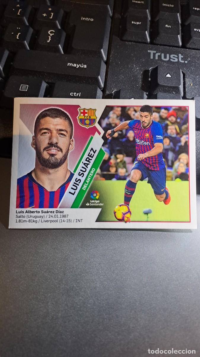 Coleccionismo Cromos antiguos: CROMO LUIS SUAREZ 15 BARCELONA LIGA 2019 2020 19 20 ESTE PANINI NUNCA PEGADO