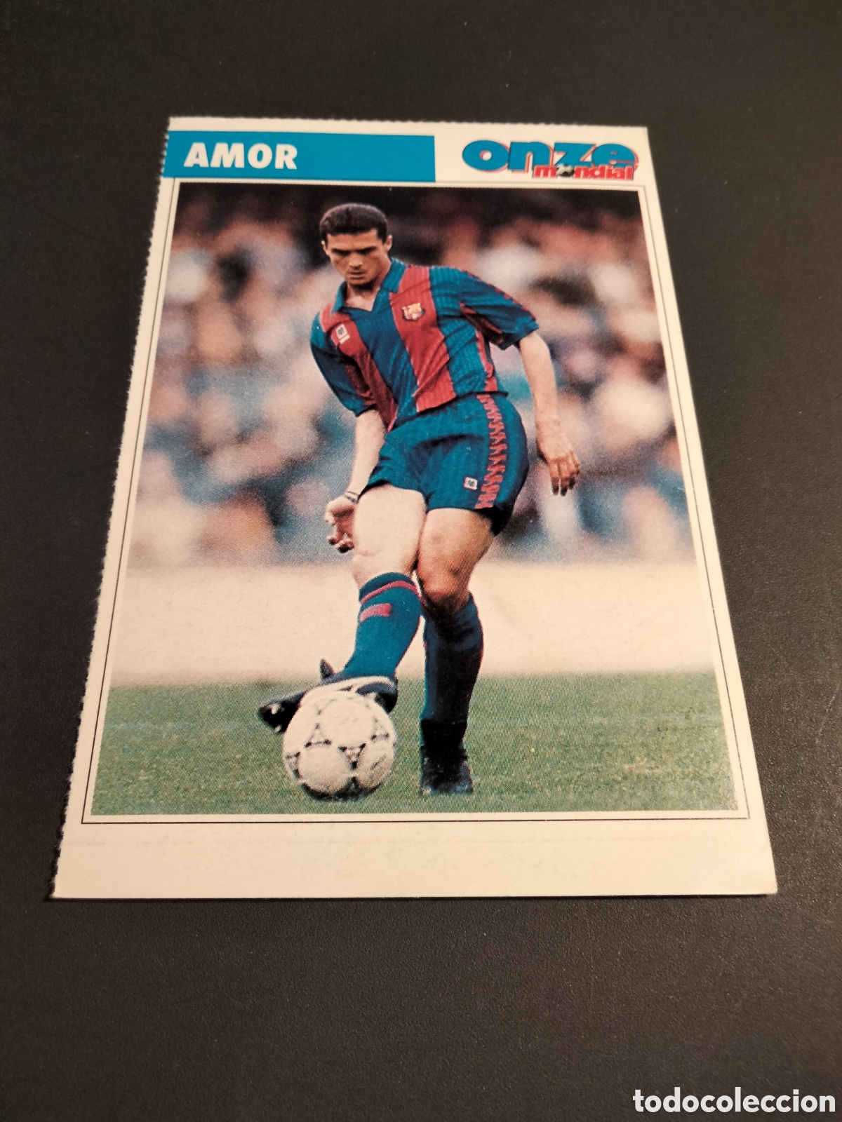 Coleccionismo Cromos antiguos: AMOR FC. BARCELONA REVISTA ONZE MONDIAL 10CM X 14CM