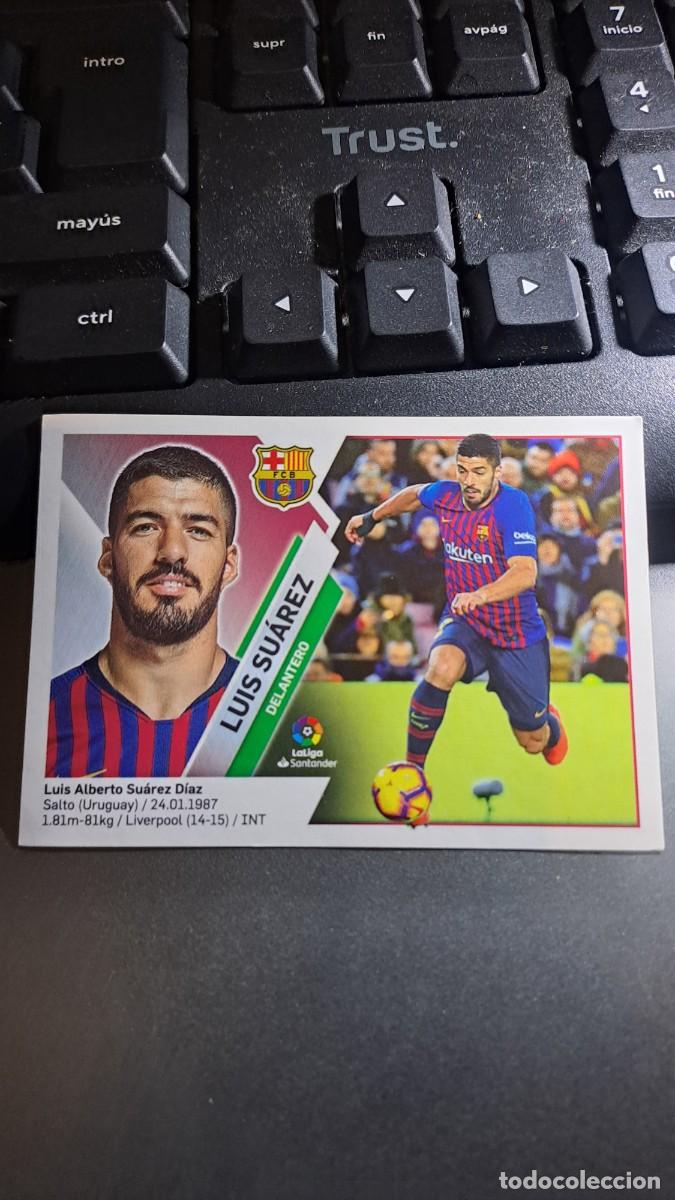 Coleccionismo Cromos antiguos: CROMO LUIS SUAREZ 15 BARCELONA LIGA 2019 2020 19 20 ESTE PANINI NUNCA PEGADO