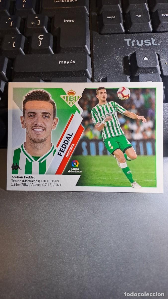 Coleccionismo Cromos antiguos: CROMO FEDDAL 4A 4 A BETIS LIGA 2019 2020 19 20 ESTE PANINI NUNCA PEGADO