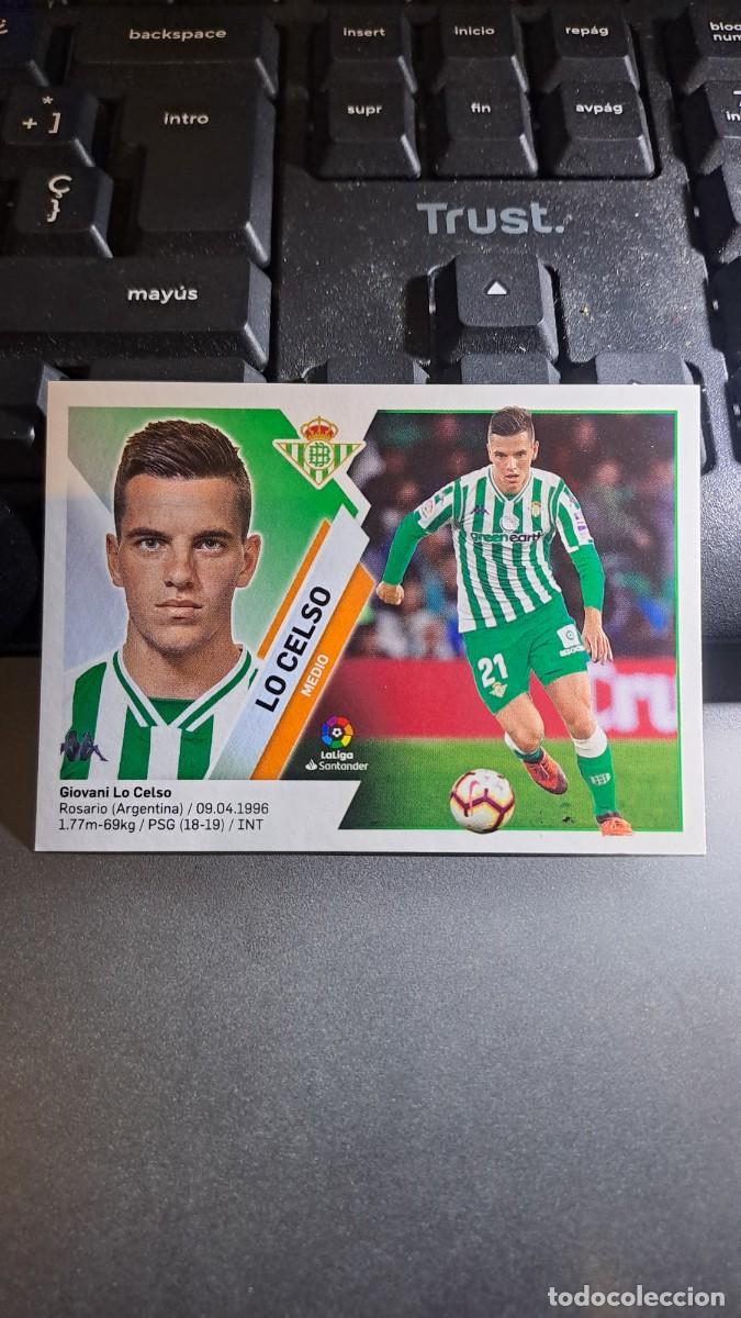 Coleccionismo Cromos antiguos: CROMO LO CELSO 13 BETIS LIGA 2019 2020 19 20 ESTE PANINI NUNCA PEGADO