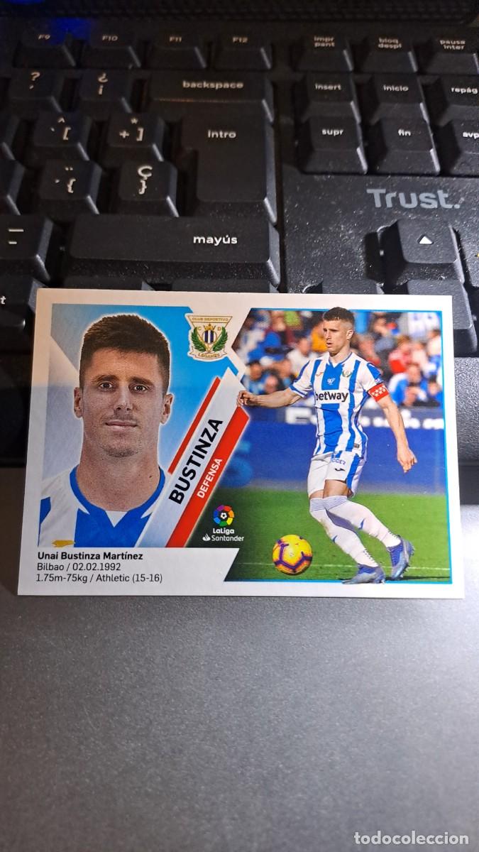 Coleccionismo Cromos antiguos: CROMO BUSTINZA 5A 5 A LEGANES LIGA 2019 2020 19 20 ESTE PANINI NUNCA PEGADO