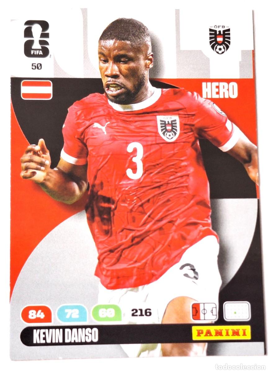 Coleccionismo Cromos antiguos: CROMO 50 - KEVIN DANSO - AUSTRIA FIFA WORLD CUP 2026 - ADRENALYN - PANINI - NUEVO