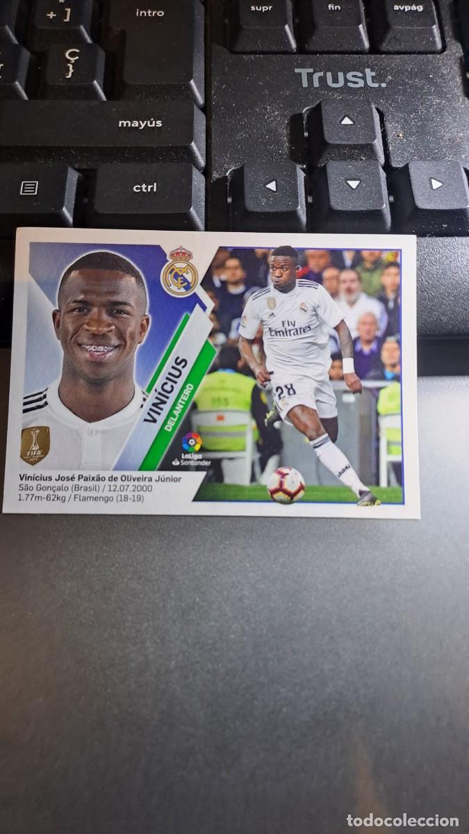 Coleccionismo Cromos antiguos: CROMO VINICIUS 14A 14 A REAL MADRID LIGA 2019 2020 19 20 ESTE PANINI NUNCA PEGADO