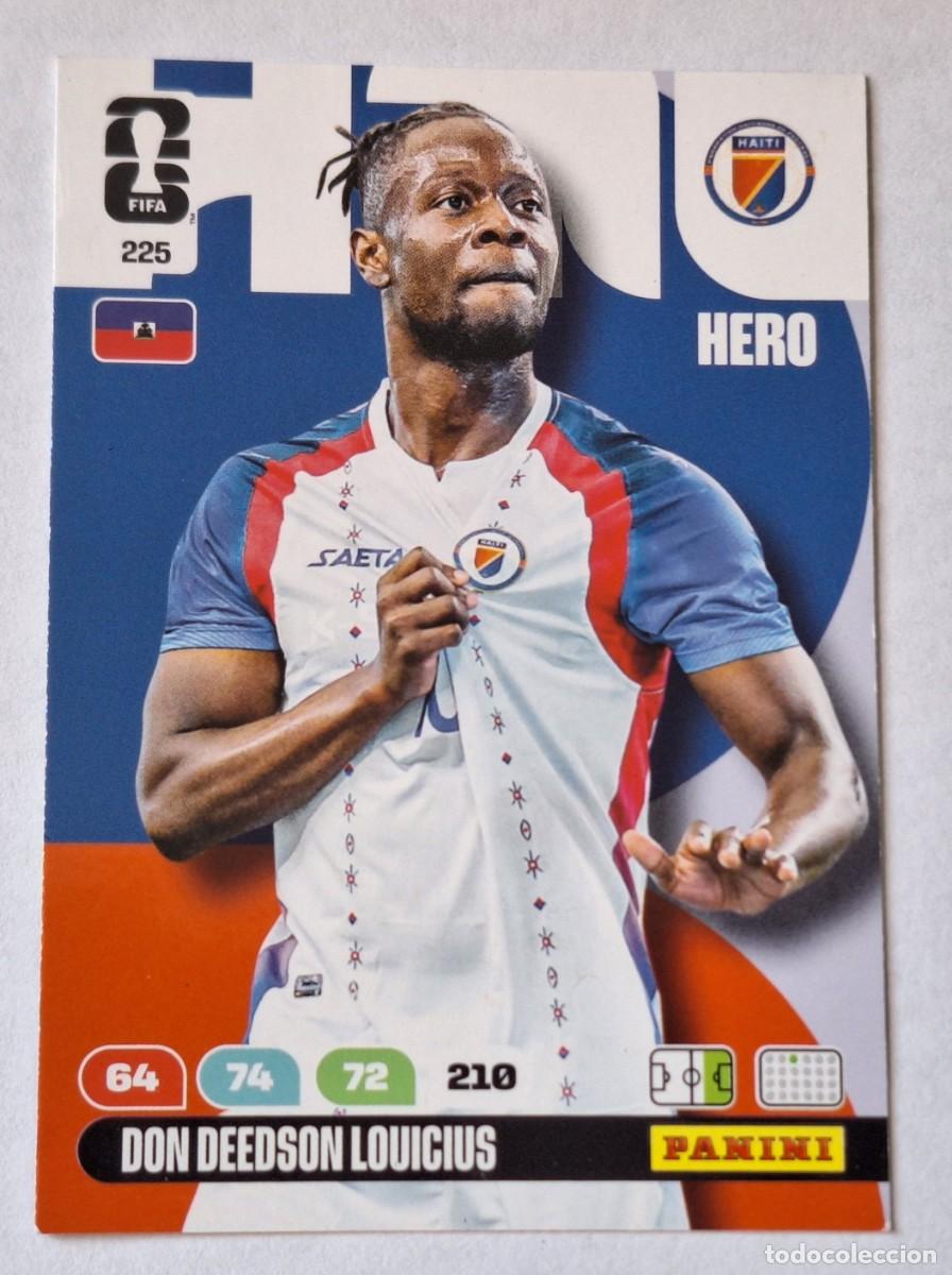 Coleccionismo Cromos antiguos: CROMO 225 - DON DEEDSON LOUICIUS - HAITI FIFA WORLD CUP 2026 - ADRENALYN - PANINI - NUEVO