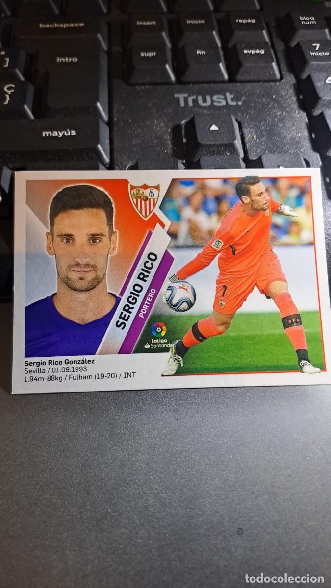 Coleccionismo Cromos antiguos: CROMO SERGIO RICO 2 SEVILLA LIGA 2019 2020 19 20 ESTE PANINI NUNCA PEGADO