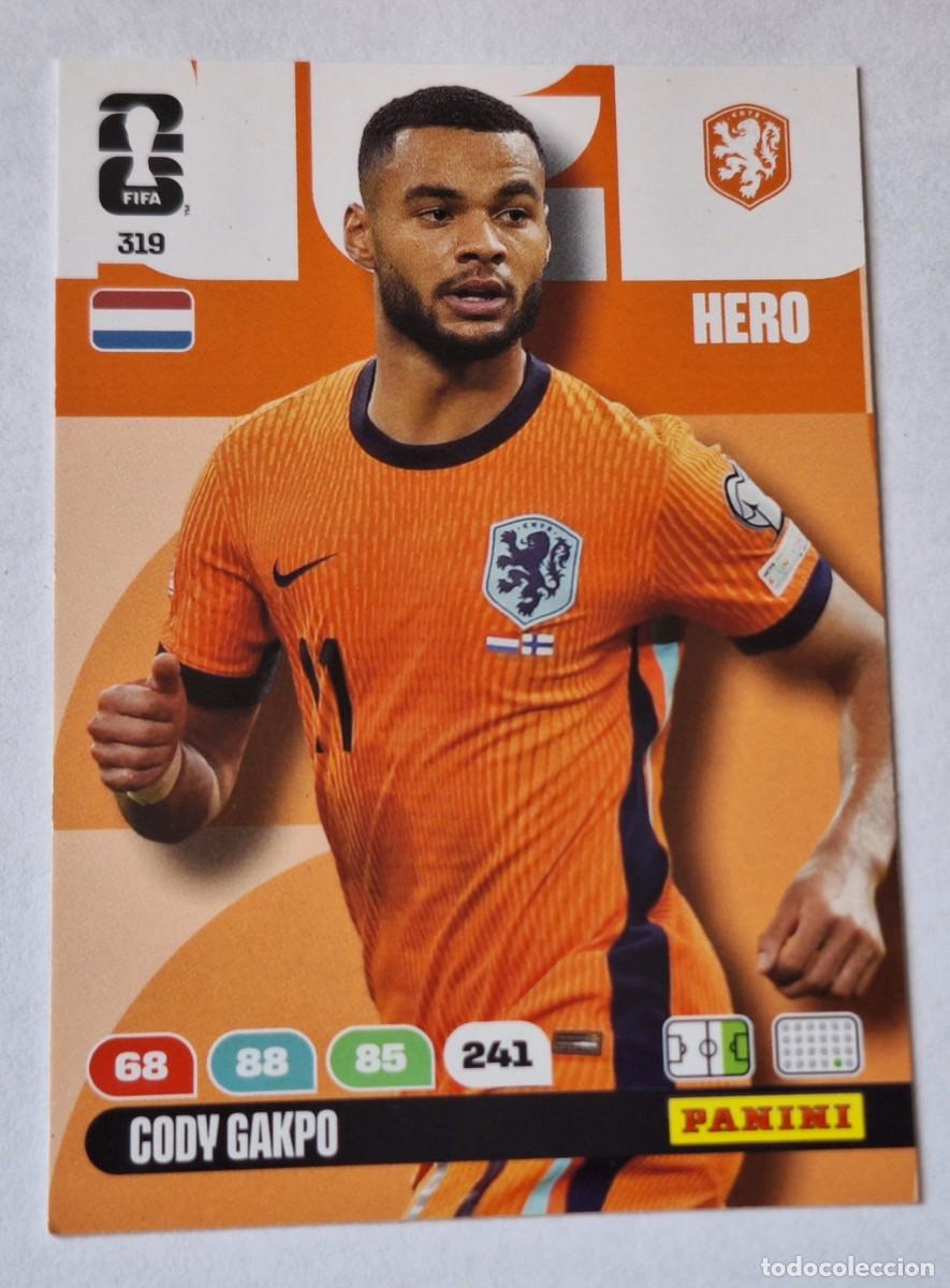 Coleccionismo Cromos antiguos: CROMO 319 - CODY GAKPO - PAISES BAJOS FIFA WORLD CUP 2026 - ADRENALYN - PANINI - NUEVO