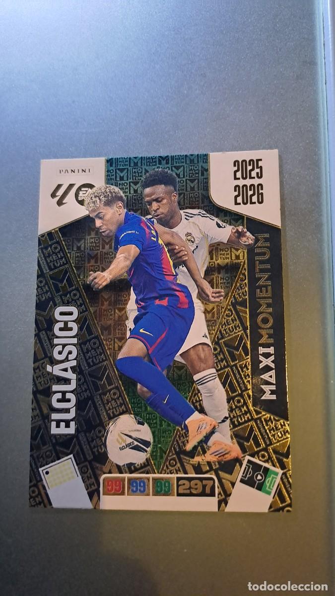 Coleccionismo Cromos antiguos: ADRENALYN XL LAMINE YAMAL VINICIUS BARCELONA MAXI MOMENTUM EL CLASICO LIGA 2025 2026 25 26 PANINI