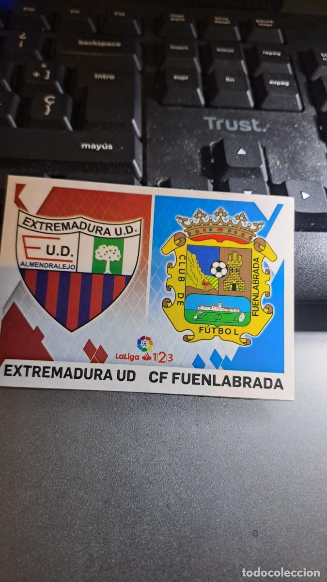 Coleccionismo Cromos antiguos: CROMO ESCUDOS 4 ESCUDO 4 EXTREMADURA ESCUDO FUENLABRADA 2019 2020 19 20 ESTE PANINI NUNCA PEGADO