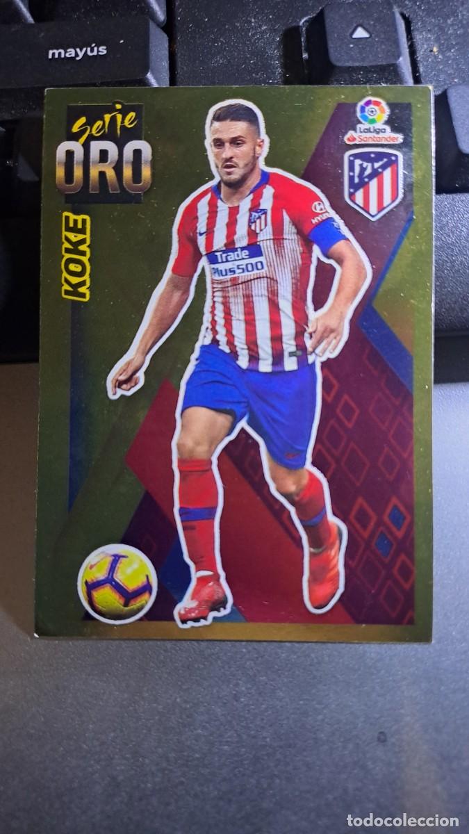 Coleccionismo Cromos antiguos: CROMO KOKE 3 SERIE ORO 3 ATLETICO DE MADRID LIGA 2019 2020 19 20 ESTE PANINI NUNCA PEGADO