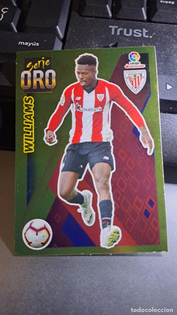 Coleccionismo Cromos antiguos: CROMO WILLIAMS 16 SERIE ORO 16 ATHLETIC CLUB DE BILBAO LIGA 2019 2020 19 20 ESTE PANINI NUNCA PEGADO